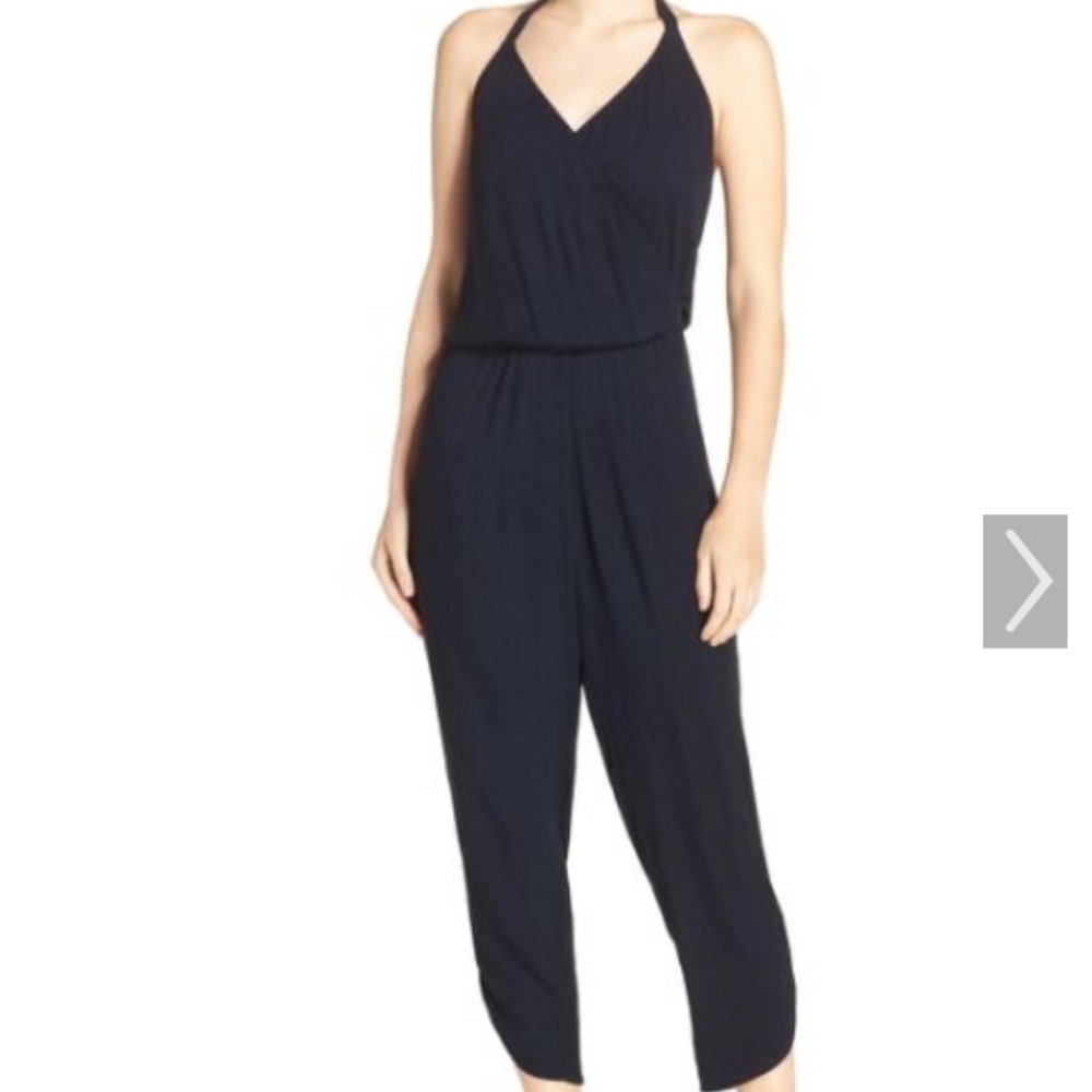 Green Dragon- ojai cover up jumpsuit navy blue